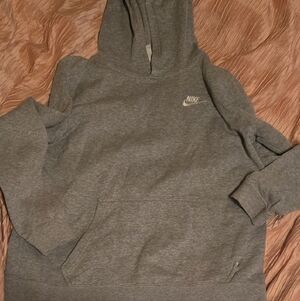 Nike Woman's Hoodie in Heather Gray